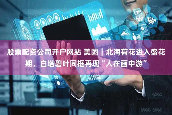 股票配资公司开户网站 美图｜北海荷花进入盛花期，白塔碧叶同框再现“人在画中游”